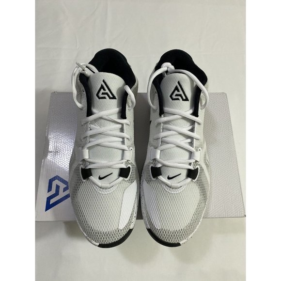 New Mens Size 9.5 White Black Nike Zoom Freak 1 Basketball Shoes BQ5422 101 main image 13